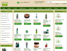 Tablet Screenshot of naturalifeshop.ro